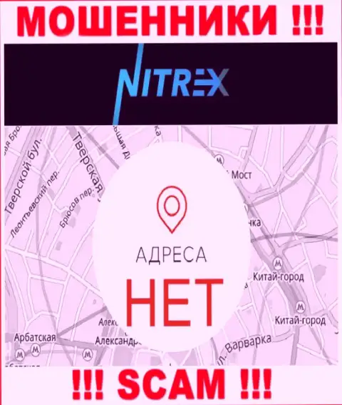 Nitrex Pro не предоставляют сведения о юридическом адресе регистрации компании, осторожно с ними