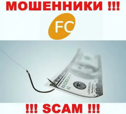 Покрытие процентной платы на Вашу прибыль - еще одна хитрая уловка internet обманщиков FC Ltd