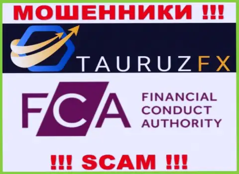 На портале Tauruz FX имеется информация о их проплаченном регуляторе - FCA