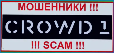 Логотип МОШЕННИКА Crowd1 Network Ltd