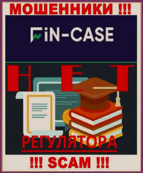 Инфу о регуляторе организации Fin-Case Com не отыскать ни на их web-ресурсе, ни в глобальной интернет сети