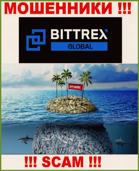 Bermuda Islands - именно здесь, в офшоре, базируются обманщики Bittrex