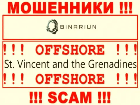 Сент-Винсент и Гренадины - вот здесь зарегистрирована преступно действующая организация Binariun
