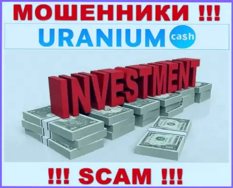 С Uranium Cash, которые прокручивают свои делишки в сфере Инвестиции, не сможете заработать - это надувательство