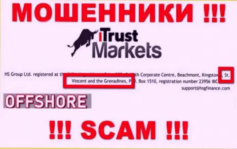 Мошенники Trust Markets засели на территории - St. Vincent and the Grenadines, чтобы скрыться от ответственности - МОШЕННИКИ