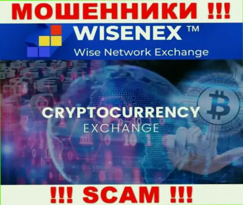 WisenEx занимаются облапошиванием наивных клиентов, а Крипто обменник лишь прикрытие