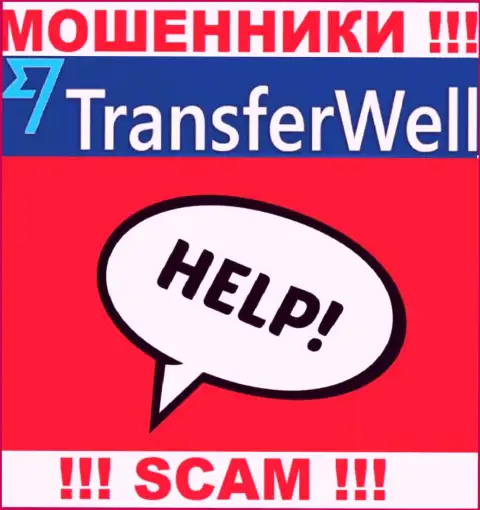 Если вдруг Вас развели в брокерской конторе TransferWell Net, не надо отчаиваться - сражайтесь