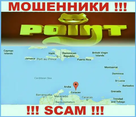 Организация Point Loto имеет регистрацию довольно далеко от своих клиентов на территории Curacao