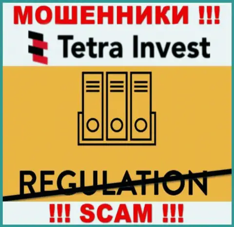 Взаимодействие с организацией Tetra Invest доставляет только проблемы - будьте очень бдительны, у аферистов нет регулятора