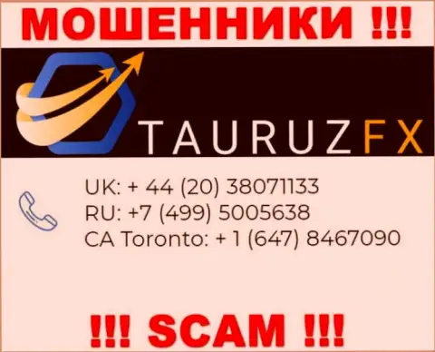 Не поднимайте телефон, когда названивают незнакомые, это могут быть аферисты из организации Tauruz FX