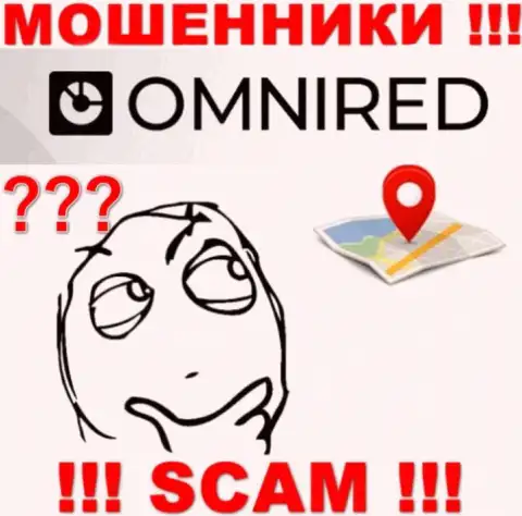 На сайте Omnired старательно скрывают информацию касательно адреса регистрации организации