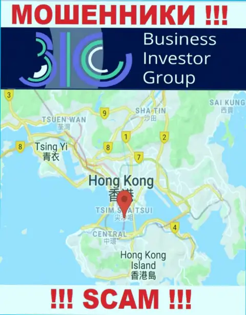 Офшорное расположение Бизнес Инвестор Групп - на территории Гонконг