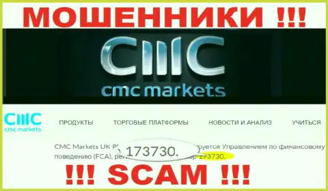 На онлайн-сервисе воров CMC Markets хотя и приведена лицензия, однако они в любом случае ОБМАНЩИКИ