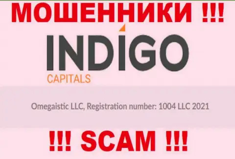 Регистрационный номер еще одной неправомерно действующей компании Omegaistic LLC - 1004 LLC 2021