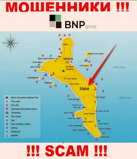 BNPLtd зарегистрированы на территории - Mahe, Seychelles, избегайте сотрудничества с ними