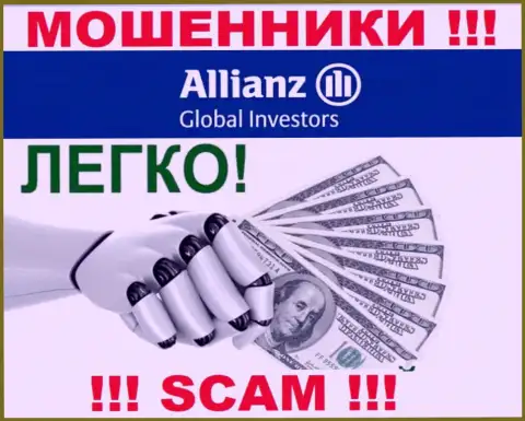 С Allianz Global Investors заработать не получится, затащат к себе в контору и сольют под ноль