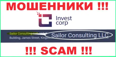 Свое юридическое лицо контора Sailor Consulting LLC не прячет - это Саилор Консалтинг ЛЛК
