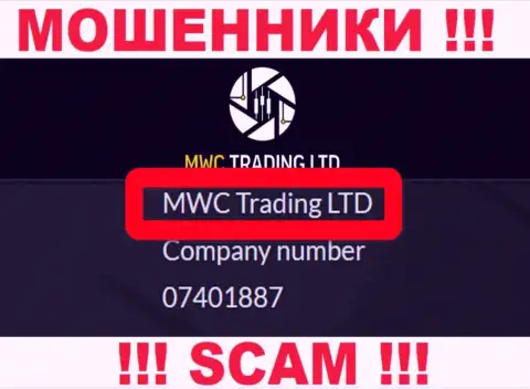На web-сервисе MWCTrading Ltd говорится, что MWC Trading LTD - это их юридическое лицо, но это не обозначает, что они порядочные