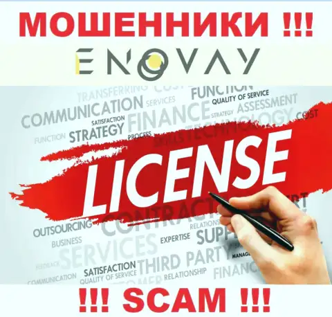У компании ЭноВэй не имеется разрешения на ведение деятельности в виде лицензии на осуществление деятельности - МАХИНАТОРЫ