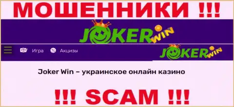 Казино Джокер - это подозрительная компания, вид работы которой - Internet казино