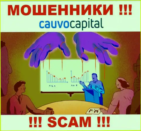 Довольно опасно соглашаться сотрудничать с интернет мошенниками CauvoCapital, отжимают денежные активы