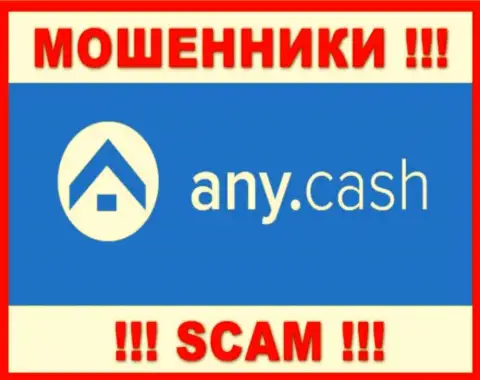 Логотип МОШЕННИКОВ Any Cash