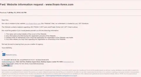 Обманщики из АО Инвестиционная компания ФИНАМ продолжают и дальше писать абсурды про блокирование странички с отзывами