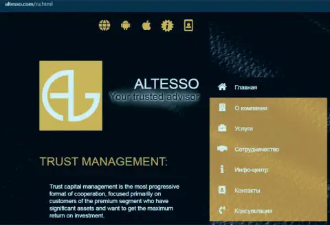 Официальный ресурс организации AlTesso